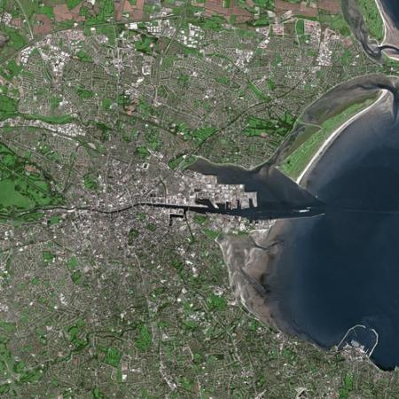Dublin vu de loin